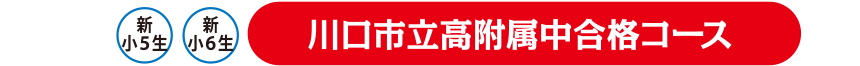 川口市立高附属中合格コース