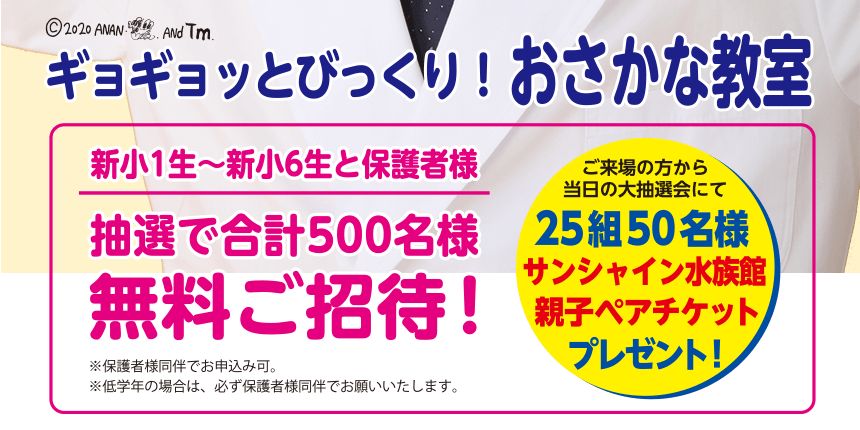 ギョギョッとびっくり！おさかな教室