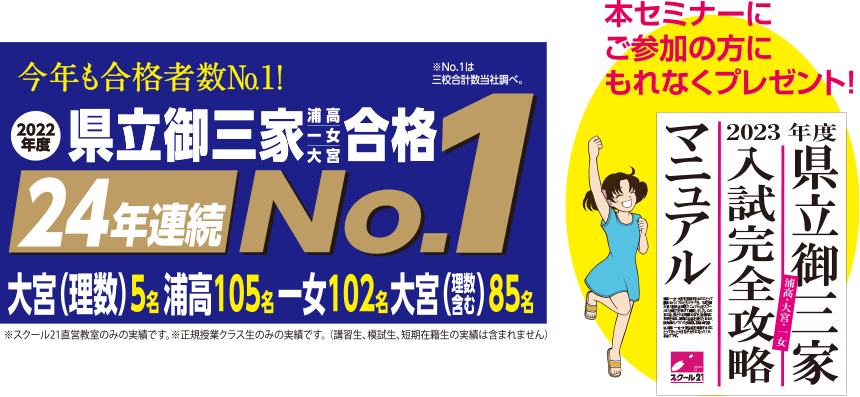 2022年度県立御三家No.1