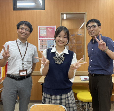 現担当の下總先生とも！