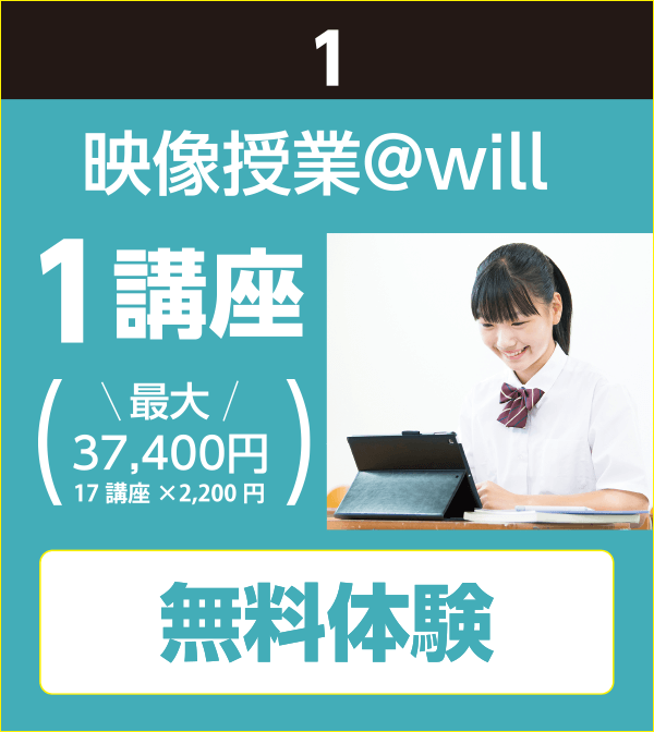 1.映像授業＠will