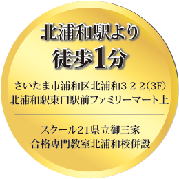 北浦和駅より徒歩1分