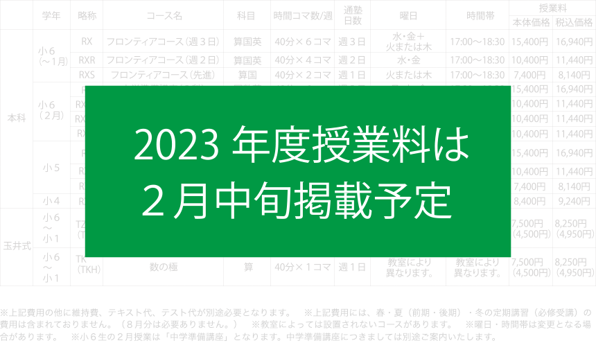 小学生クラス指導コース