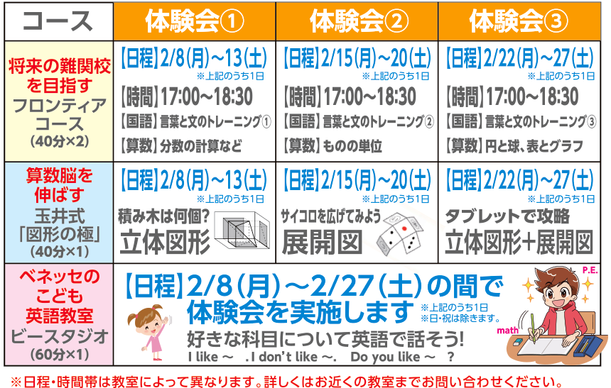 日程